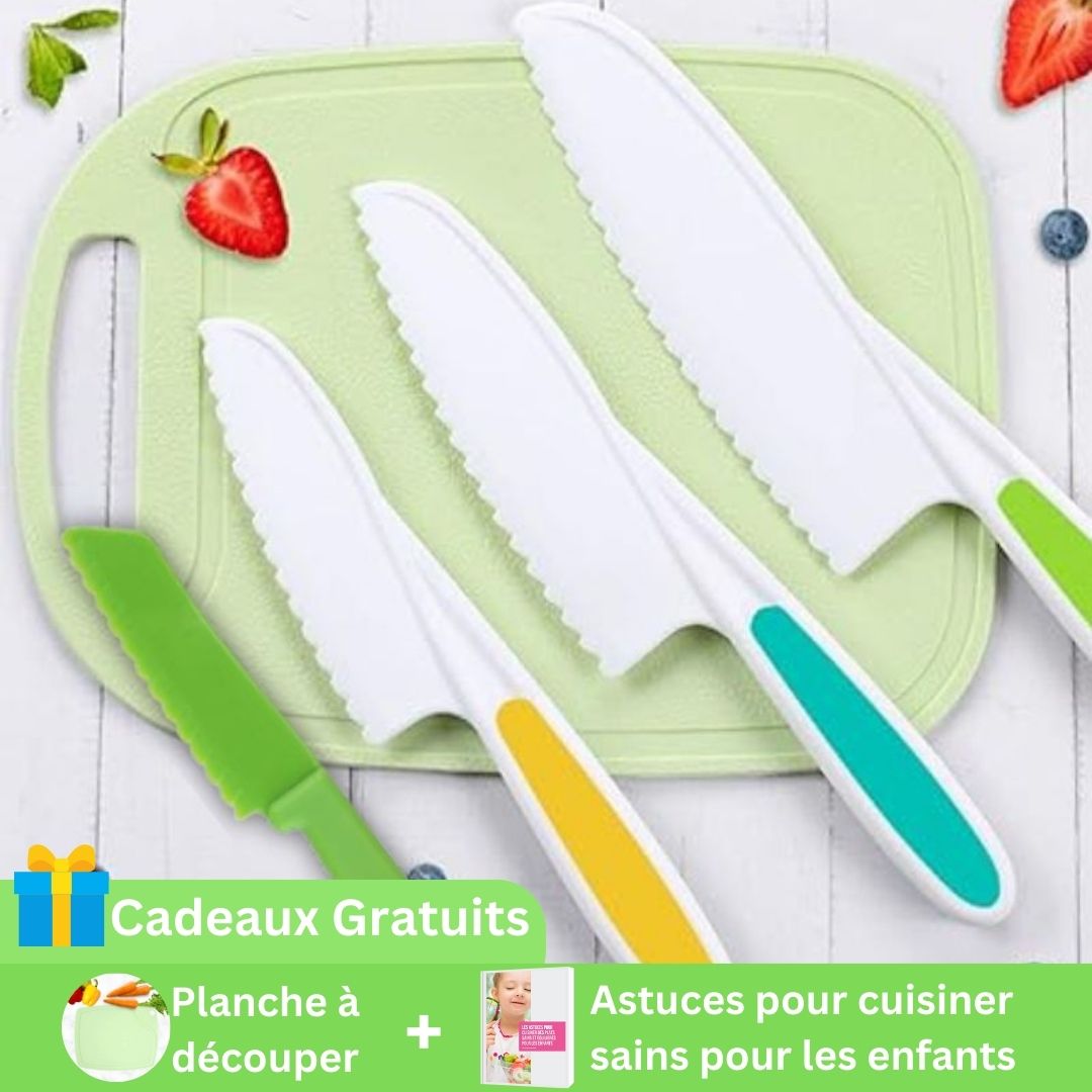 Couteaux de cuisine pour enfant sécuritaires ⏐ KidSafe™ – Nath & Sam